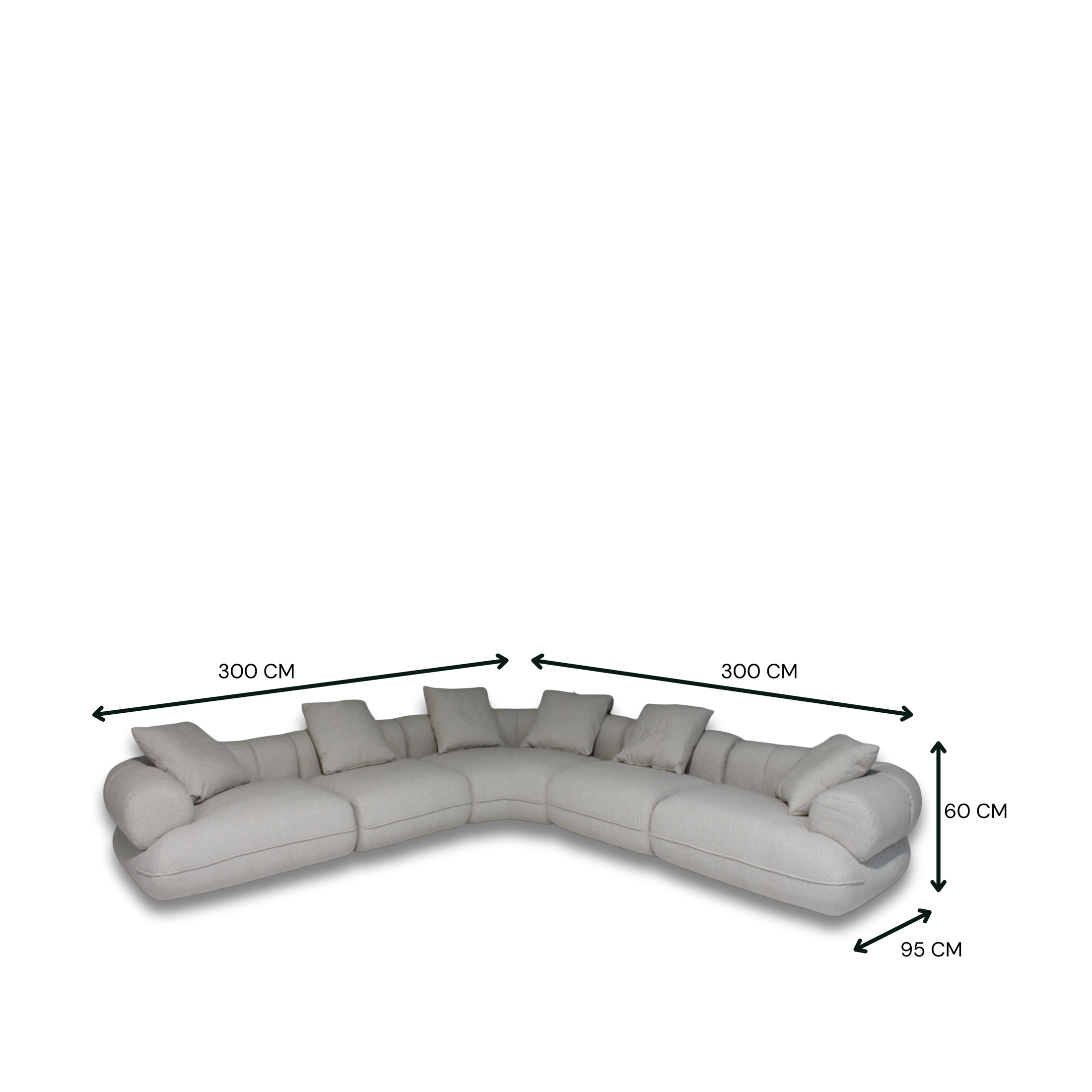 Edgardo Fabric Modular Sofa