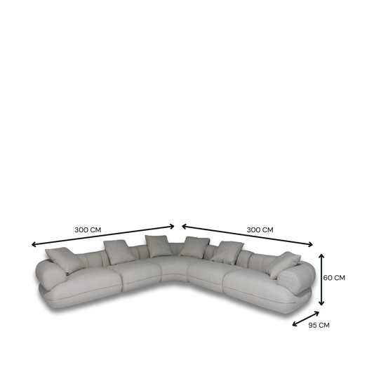Edgardo Fabric Modular Sofa