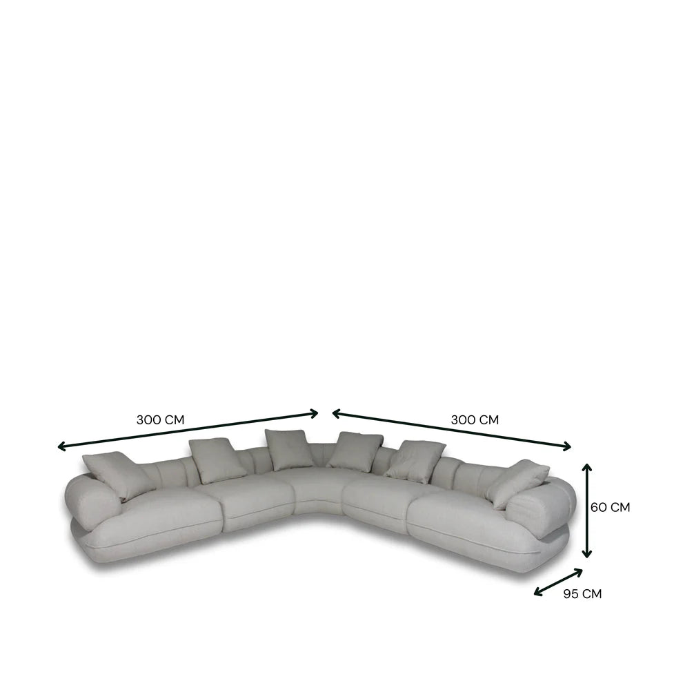Edgardo Fabric Modular Sofa