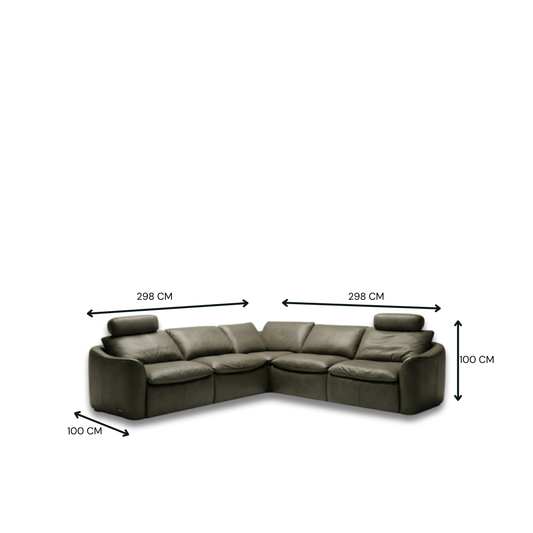 Sonata Full Leather Modular Sofa
