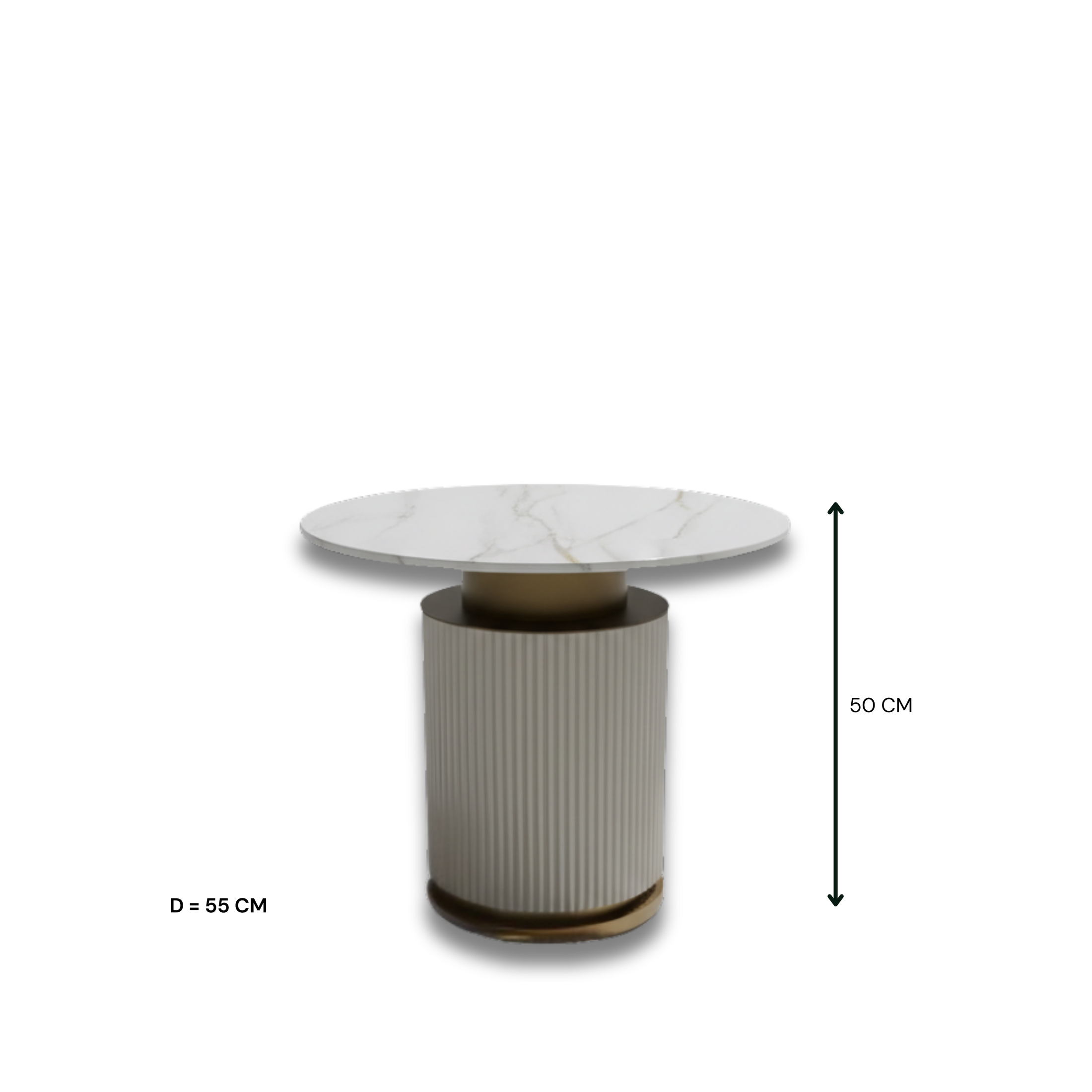 Neville Side Table Beige