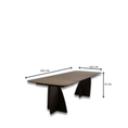 Load image into Gallery viewer, Dino Walnut Dining Table
