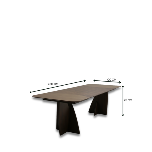 Dino Walnut Dining Table