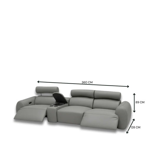 Marciano Full Leather Electric Motion Sofa