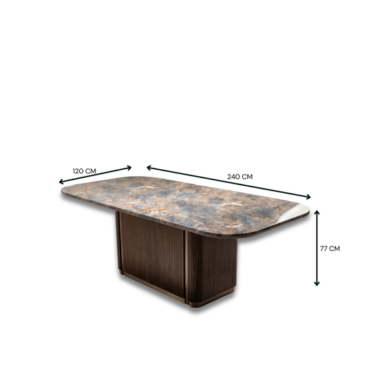 Dome Marble Dining Table