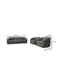 Load image into Gallery viewer, Beluga Fabric Sofa Set
