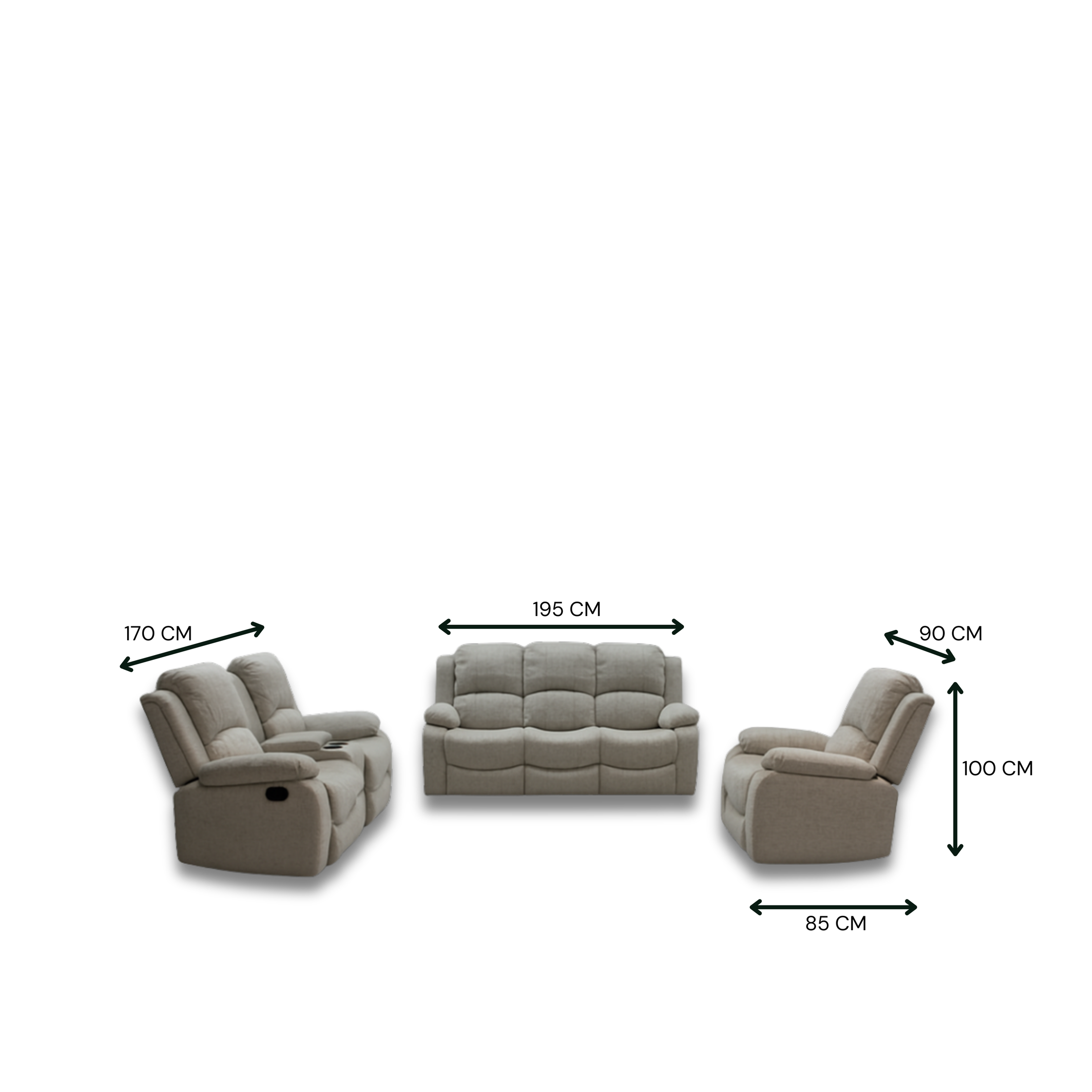 Lester Motion Sofa Set