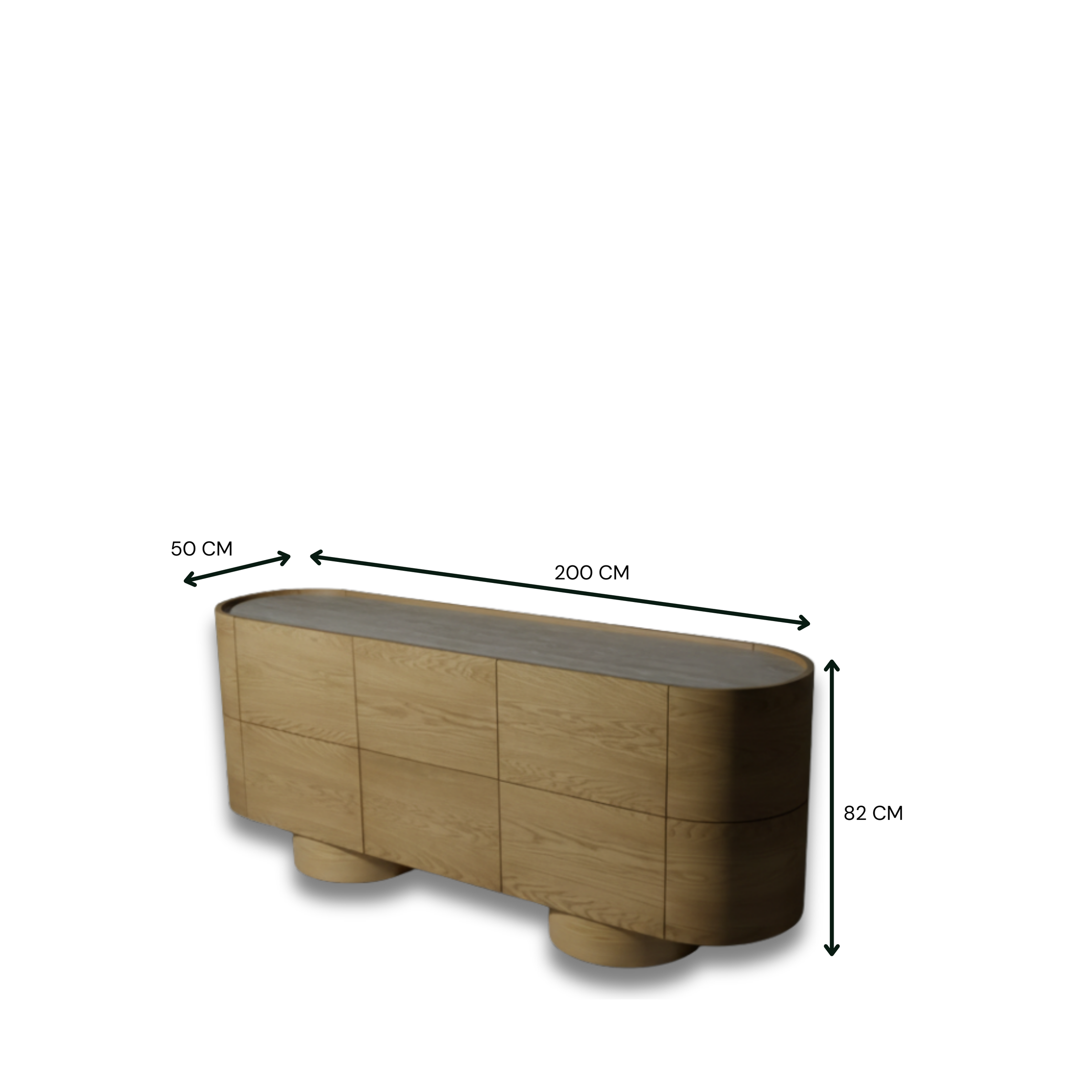 Vialli Buffet E-Marble BF05V