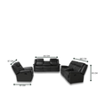 Load image into Gallery viewer, Romano Full Leather Motion Sofa Set
