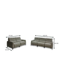 Load image into Gallery viewer, Altari Full Leather Motion Sofa Set
