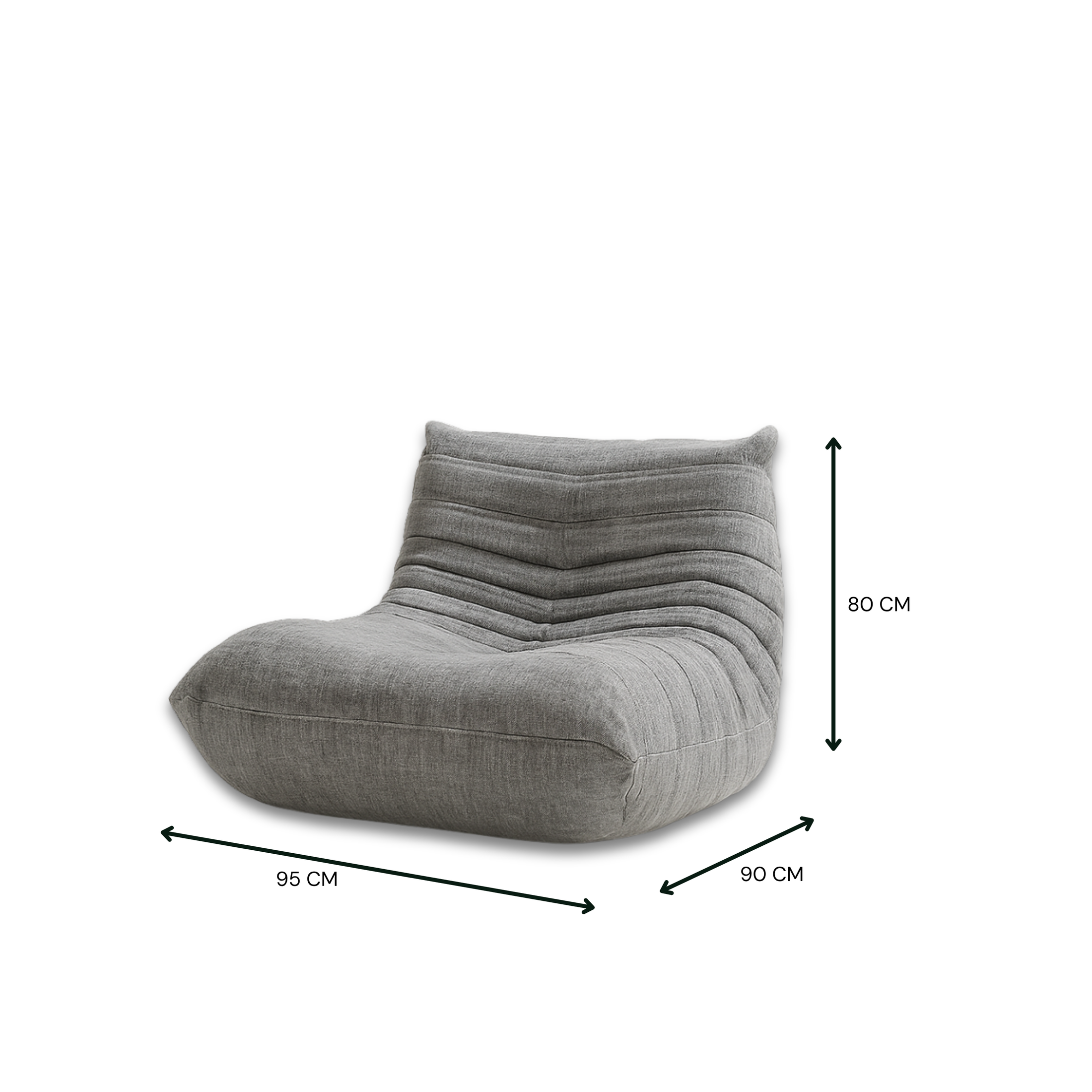 Raphael Sofa Chair Chenille Fabric