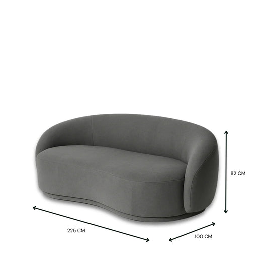 Boucle 3 Seater Sofa