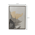 Load image into Gallery viewer, 3D On Silk Black & Gold Framed Wall Art
