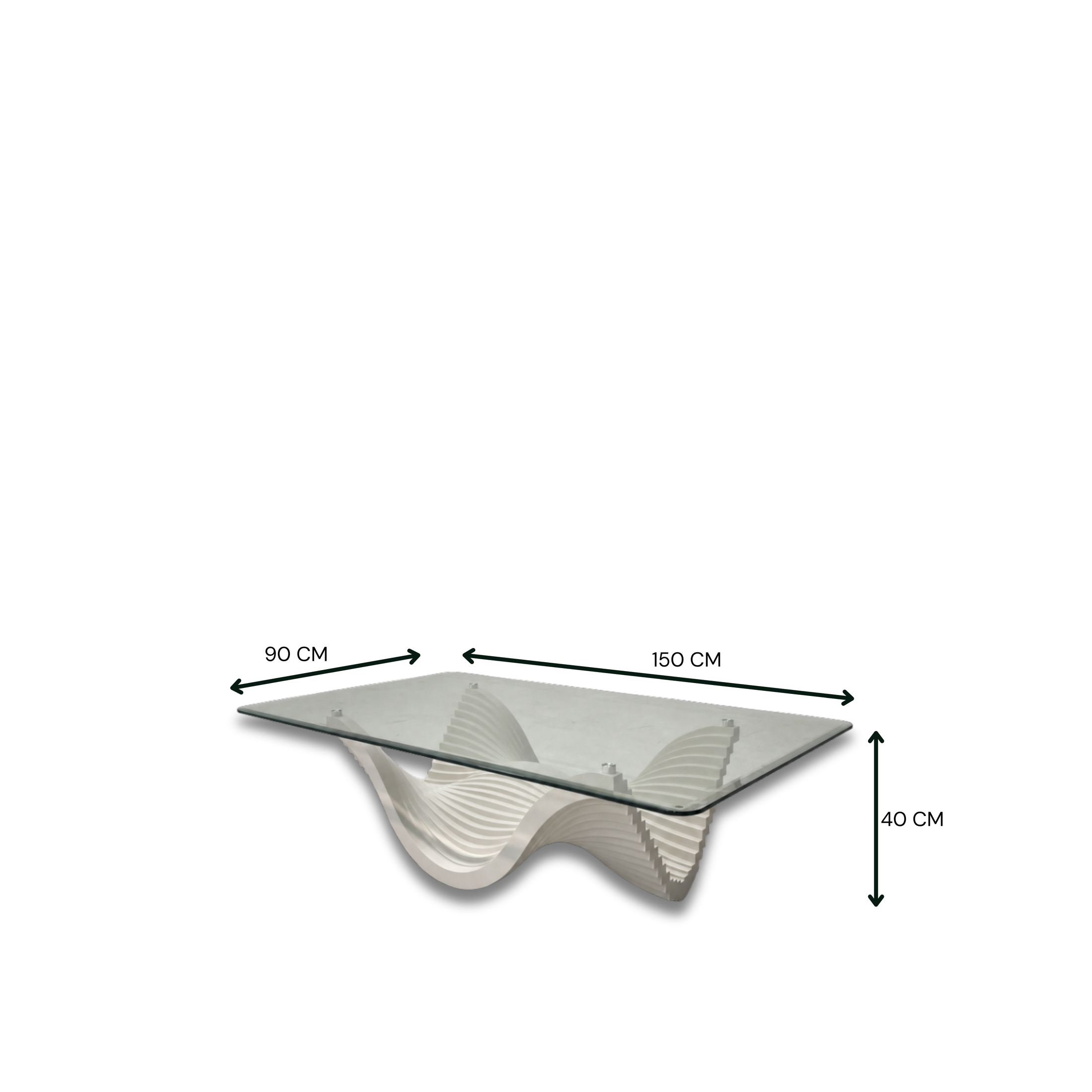 Linton Coffee Table Matte Beige