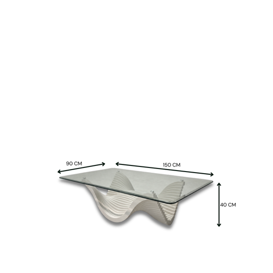 Linton Coffee Table Matte Beige