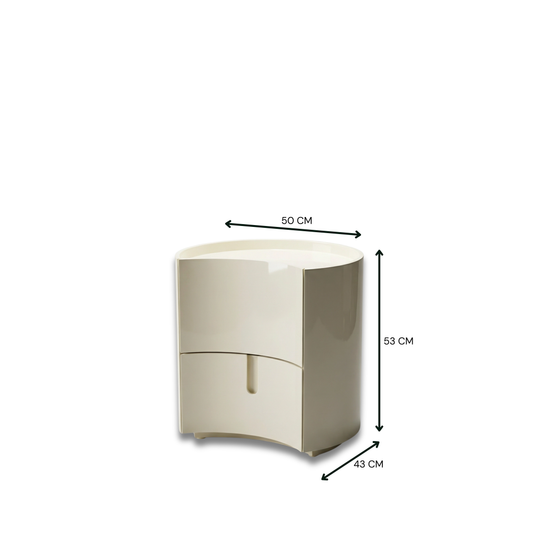 Ellena Pedestal Milky White