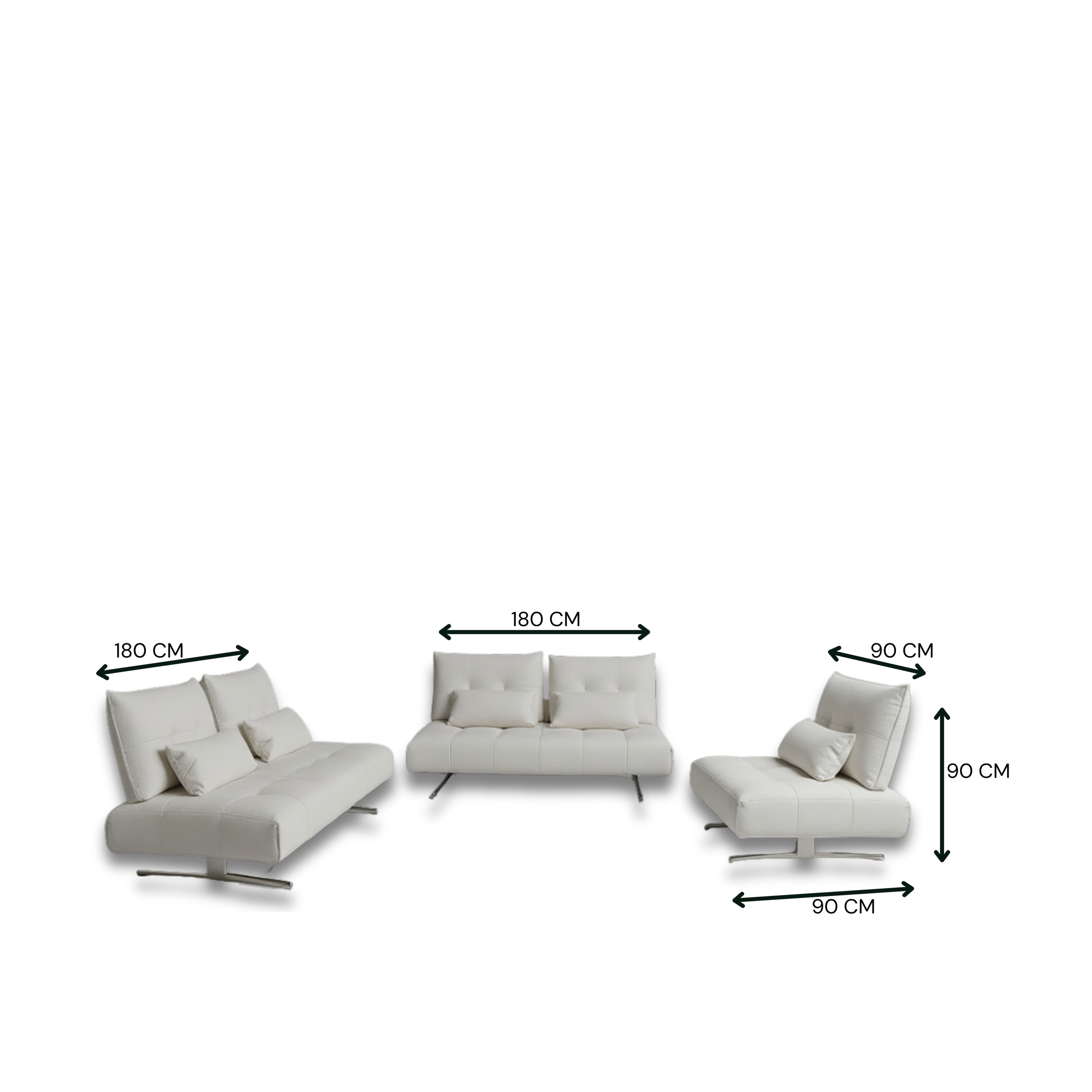 Levon Full Leather Modular Sofa
