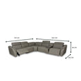 Load image into Gallery viewer, Cortiva Electric Motion Corner Full Leather Lounge Set
