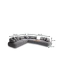 Load image into Gallery viewer, Sergio Fabric Modular Sofa Set
