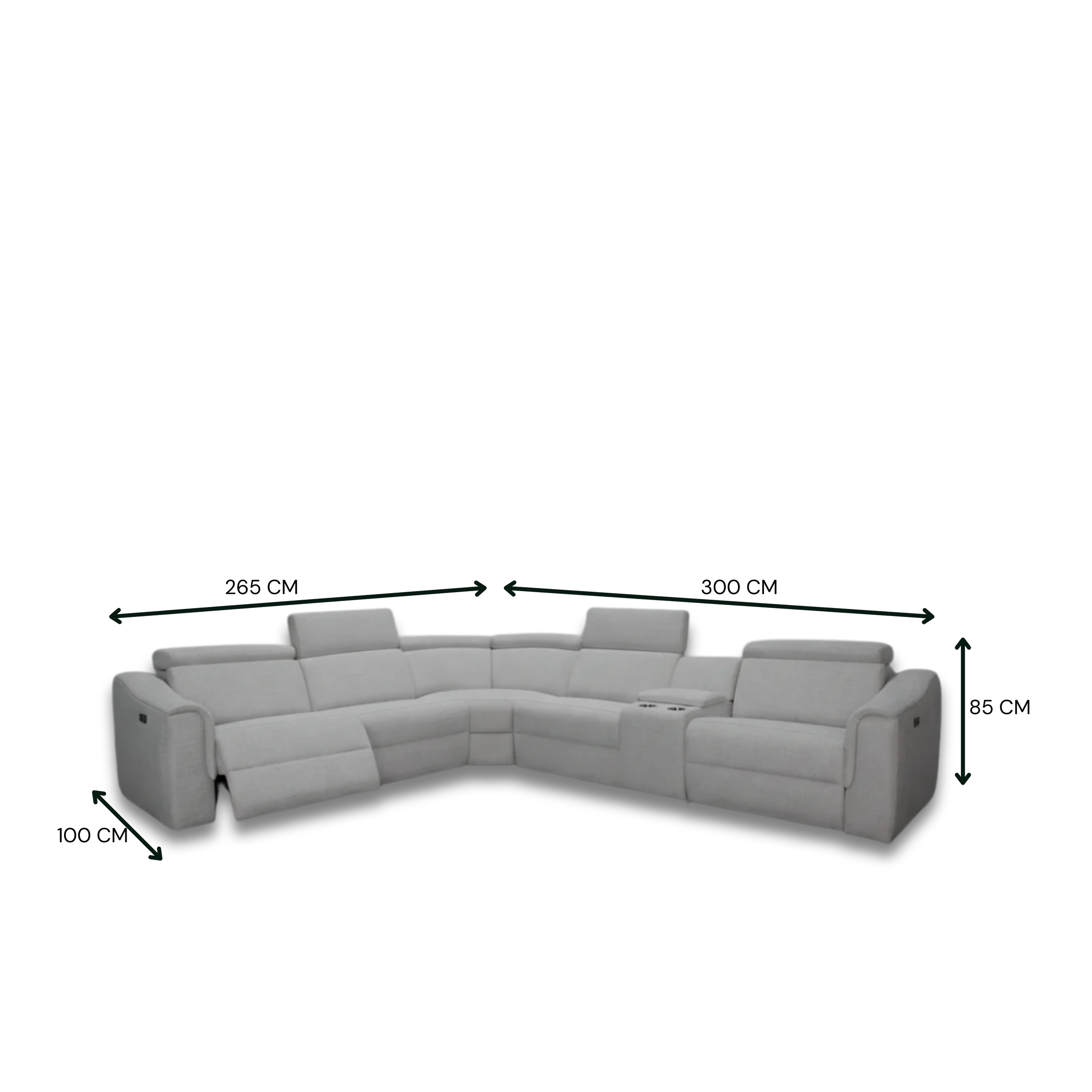 Pizaro Fabric Modular Sofa