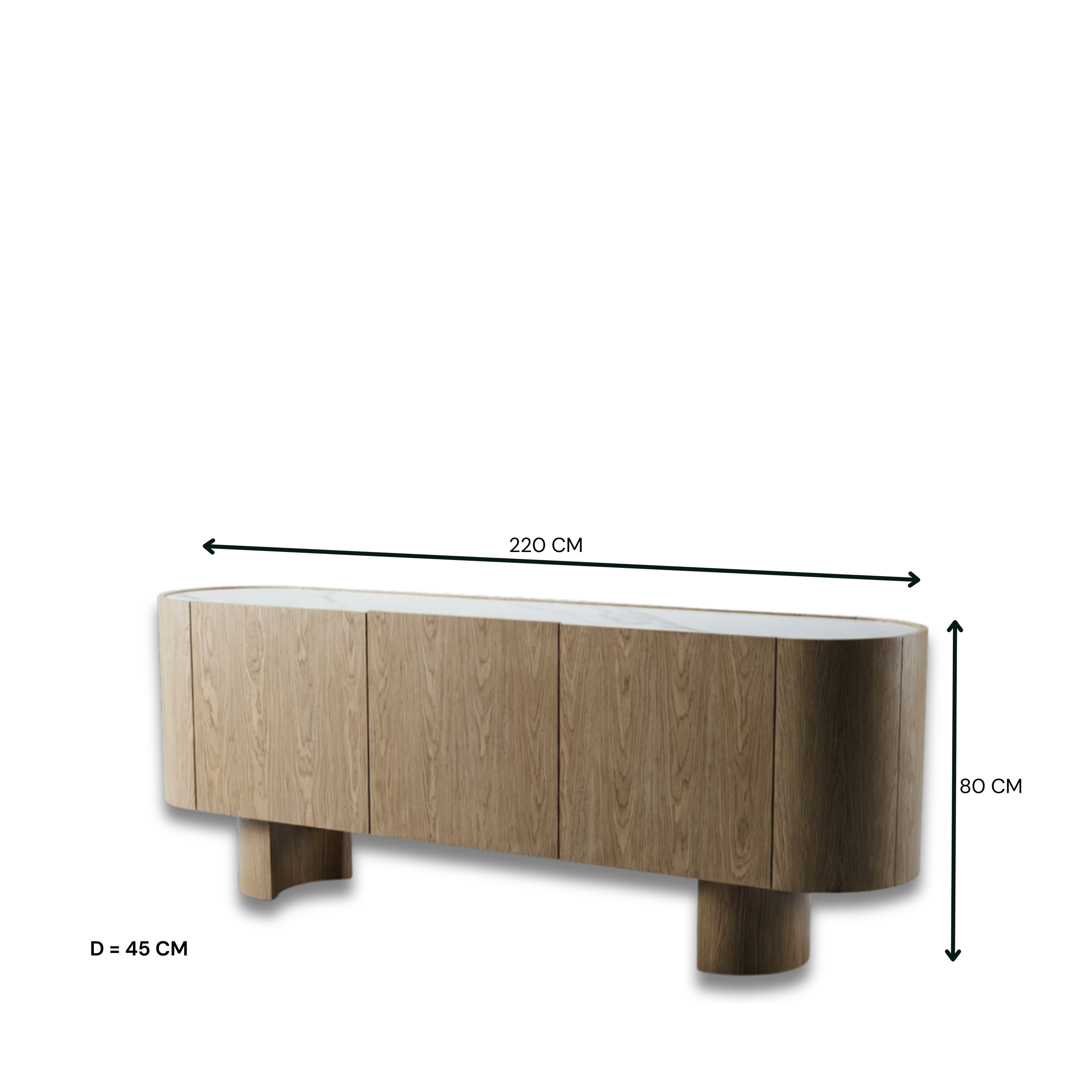 Brando Walnut Buffet