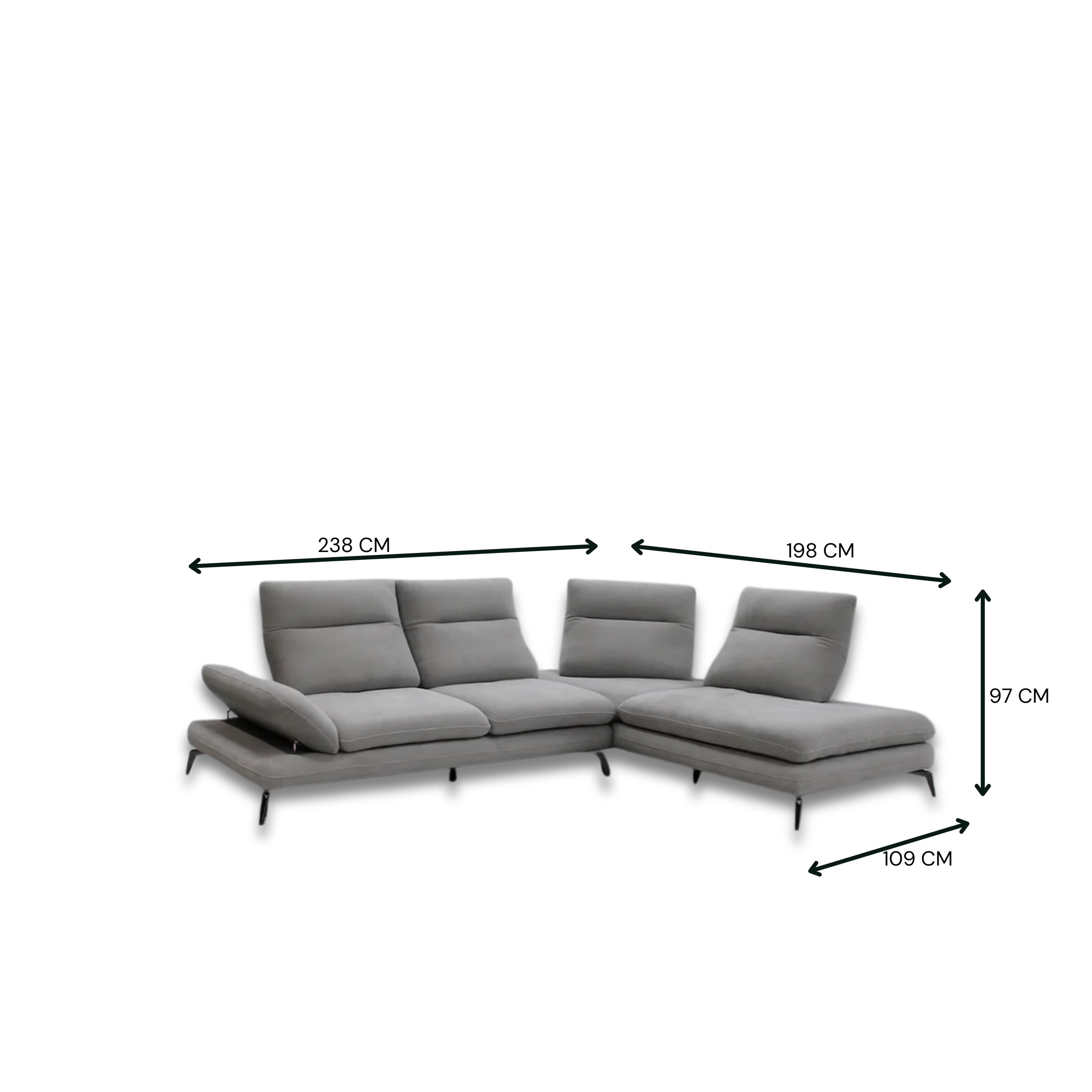Sabino Fabric Modular Sofa