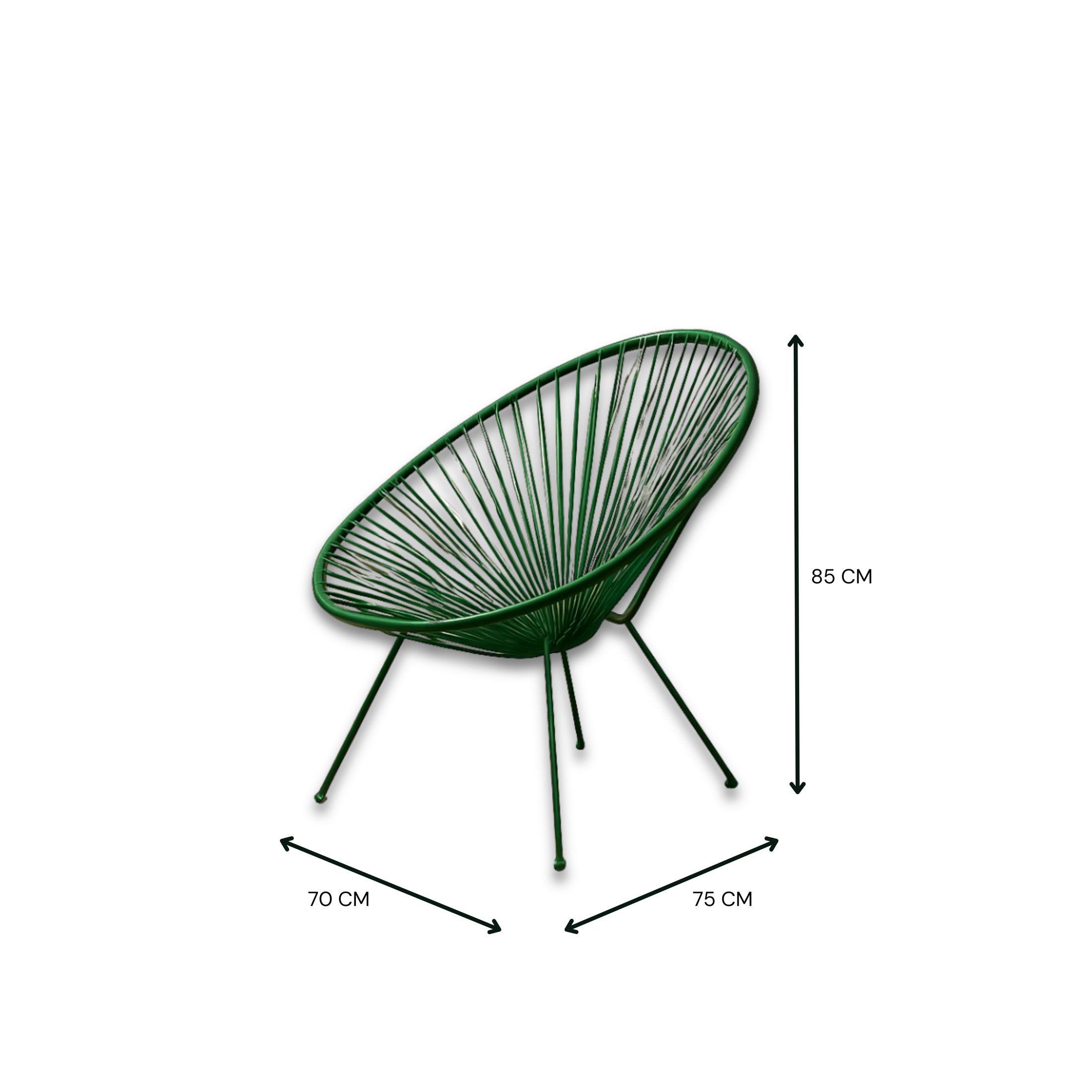 Luna Out Door Chair Green Rc-194-1