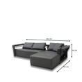 Load image into Gallery viewer, Dita Incro Full Leather Daybed Sofa
