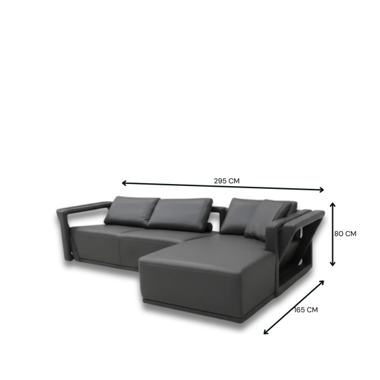 Dita Incro Full Leather Daybed Sofa