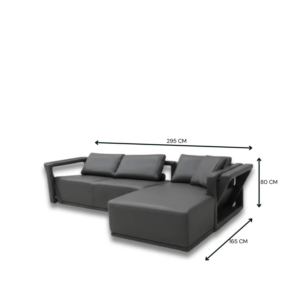 Dita Incro Full Leather Daybed Sofa