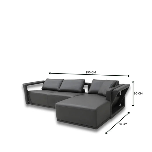Dita Incro Full Leather Daybed Sofa