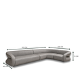 Load image into Gallery viewer, Nova Full Leather Corner Sofa Set
