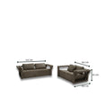 Load image into Gallery viewer, Dita Incro Full Leather Sofa Set
