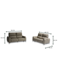 Load image into Gallery viewer, Juliana Full Leather Motion Sofa Set
