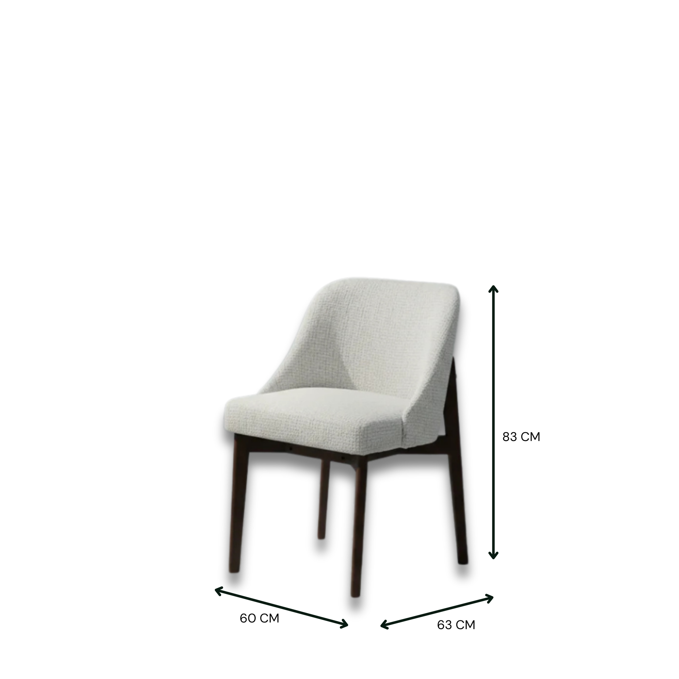 Dino Walnut Dining Chair