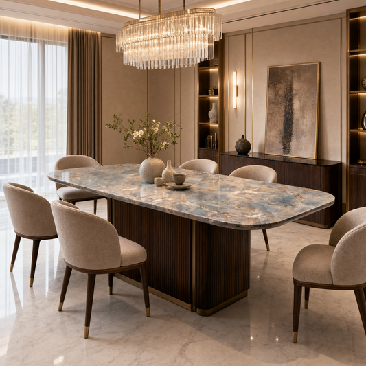 Dome Marble Dining Table