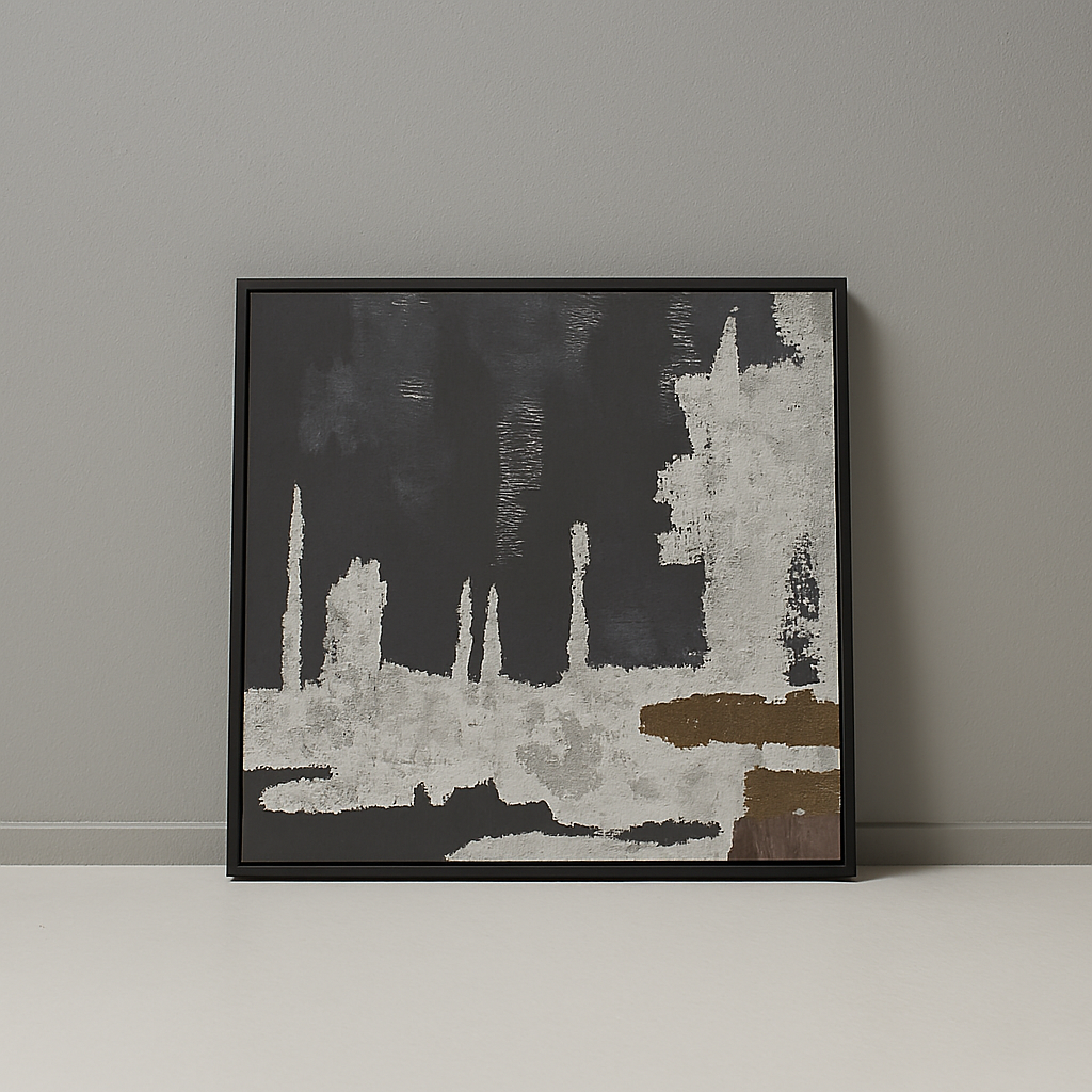 Framed Canvas Painting Es-01 M3545 Mbk 104X104