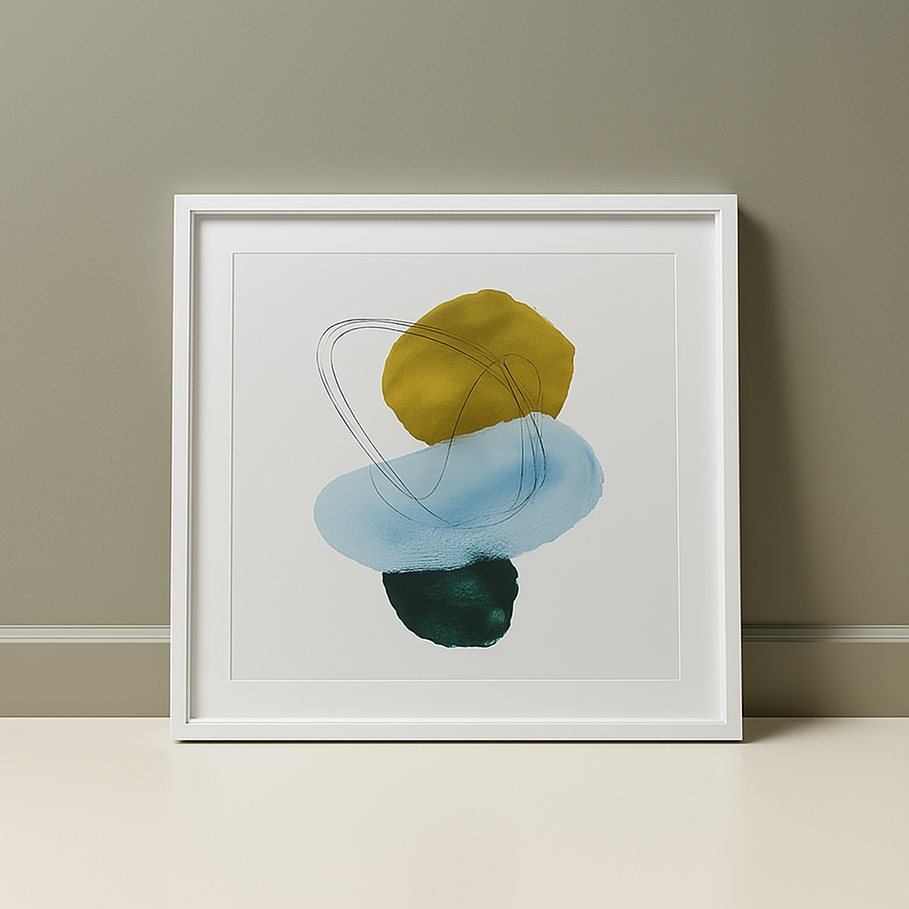 Framed Prints With Glass Es-50 M2030 83X83