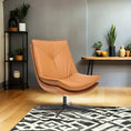 Load image into Gallery viewer, Eldoria Faux Leather Ocassional Chair
