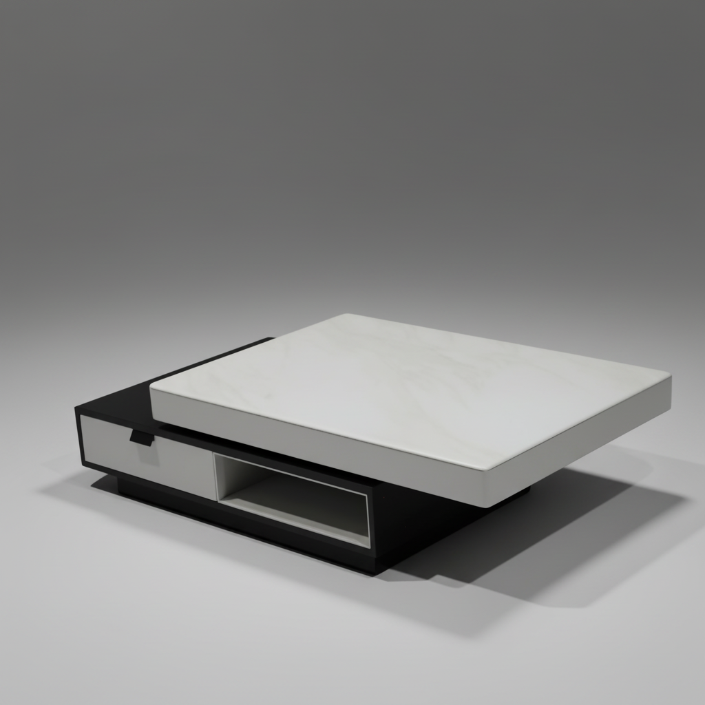 Elton Coffee Table Black And White 552