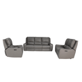 Load image into Gallery viewer, Fabrizio 3pce Leather Uppers Lounge Suite
