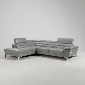 Santorini 2pce Leather Uppers Lounge Suite