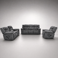 Load image into Gallery viewer, Bermuda Leather Uppers Motion Sofa Set
