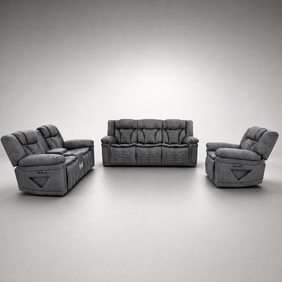 Bermuda Leather Uppers Motion Sofa Set