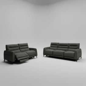 Altari Full Leather Motion Sofa Set