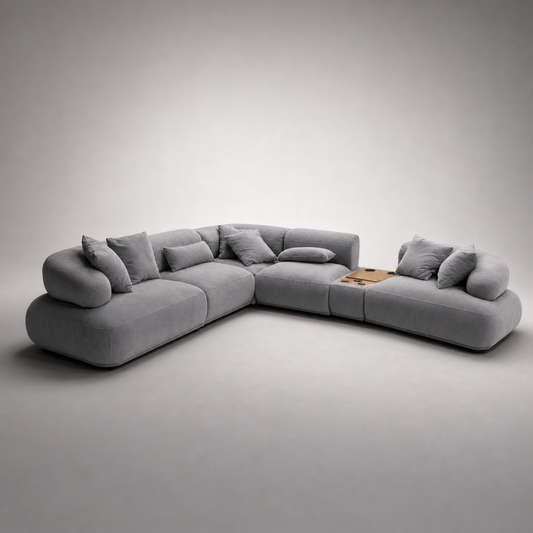 Sergio Fabric Modular Sofa Set