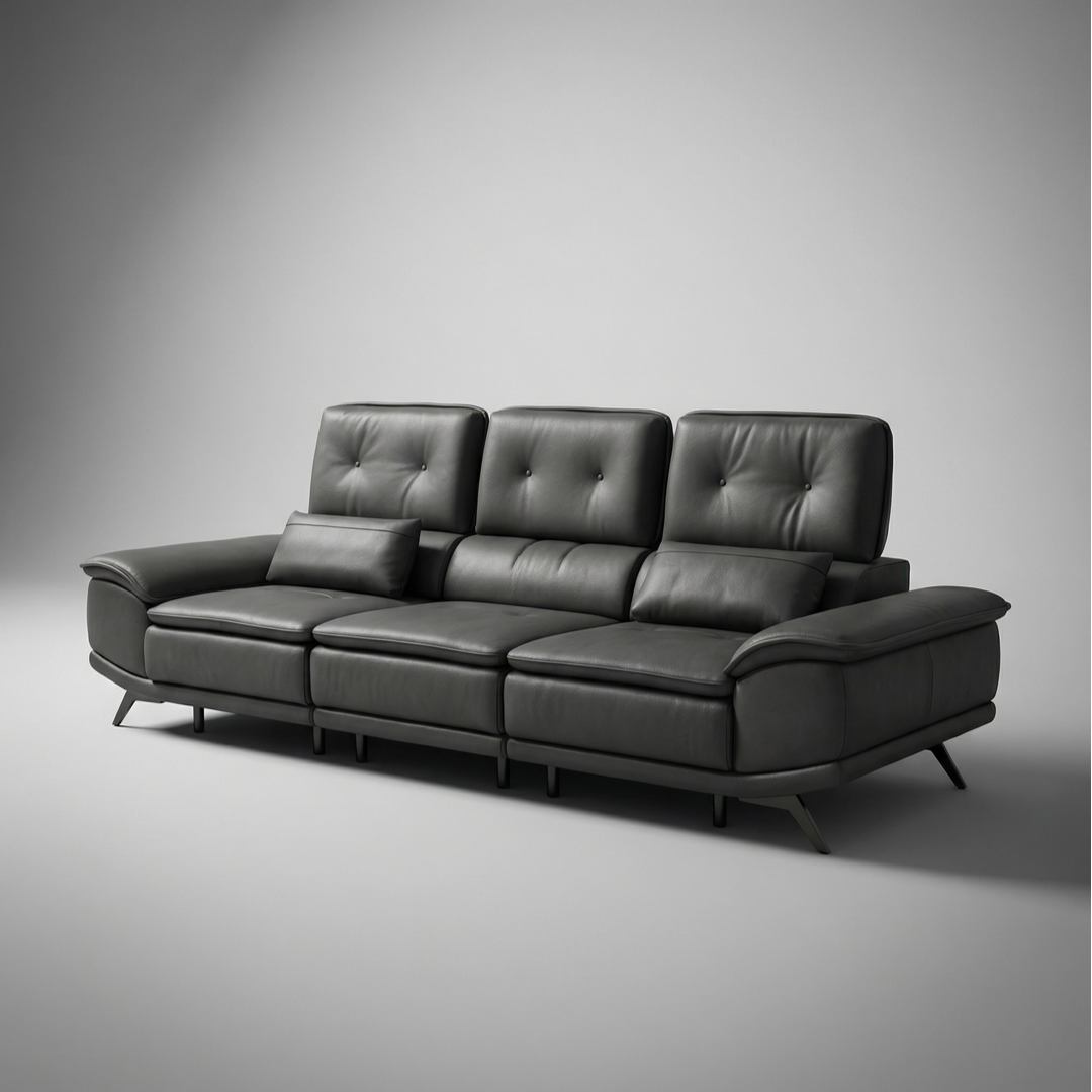 Estella Full Leather Electric Motion Sofa