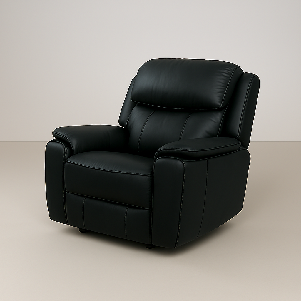 Blanco Leather Uppers Motion Sofa Set