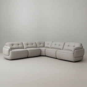 Lago Full Leather Modular Sofa Set