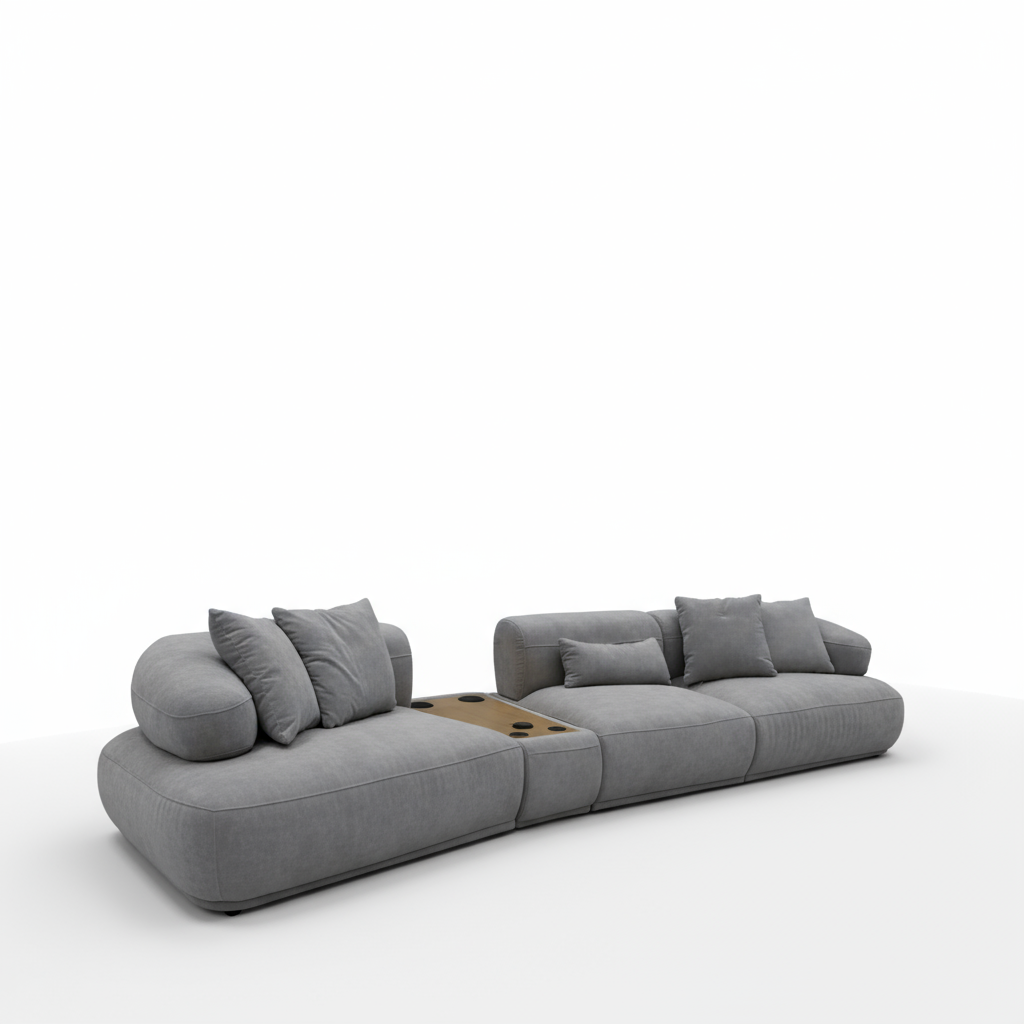Sergio Fabric Sofa
